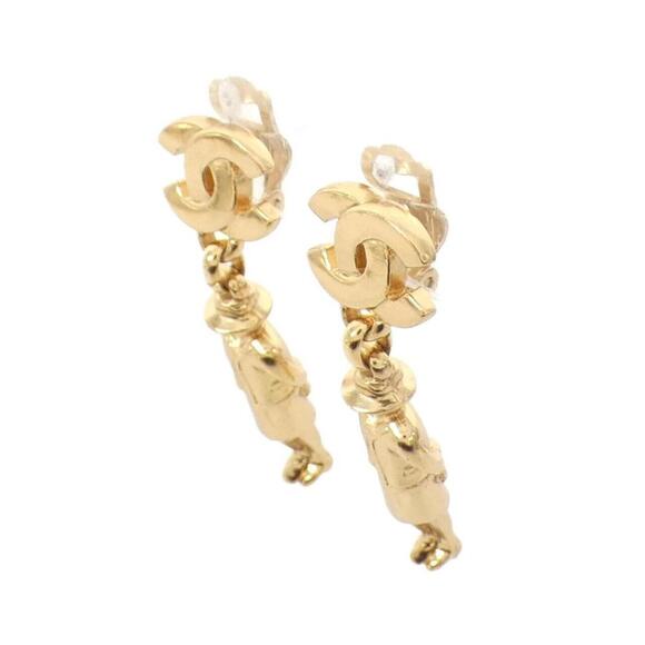 CHANEL Gold Earrings - Picture 2 of 4
